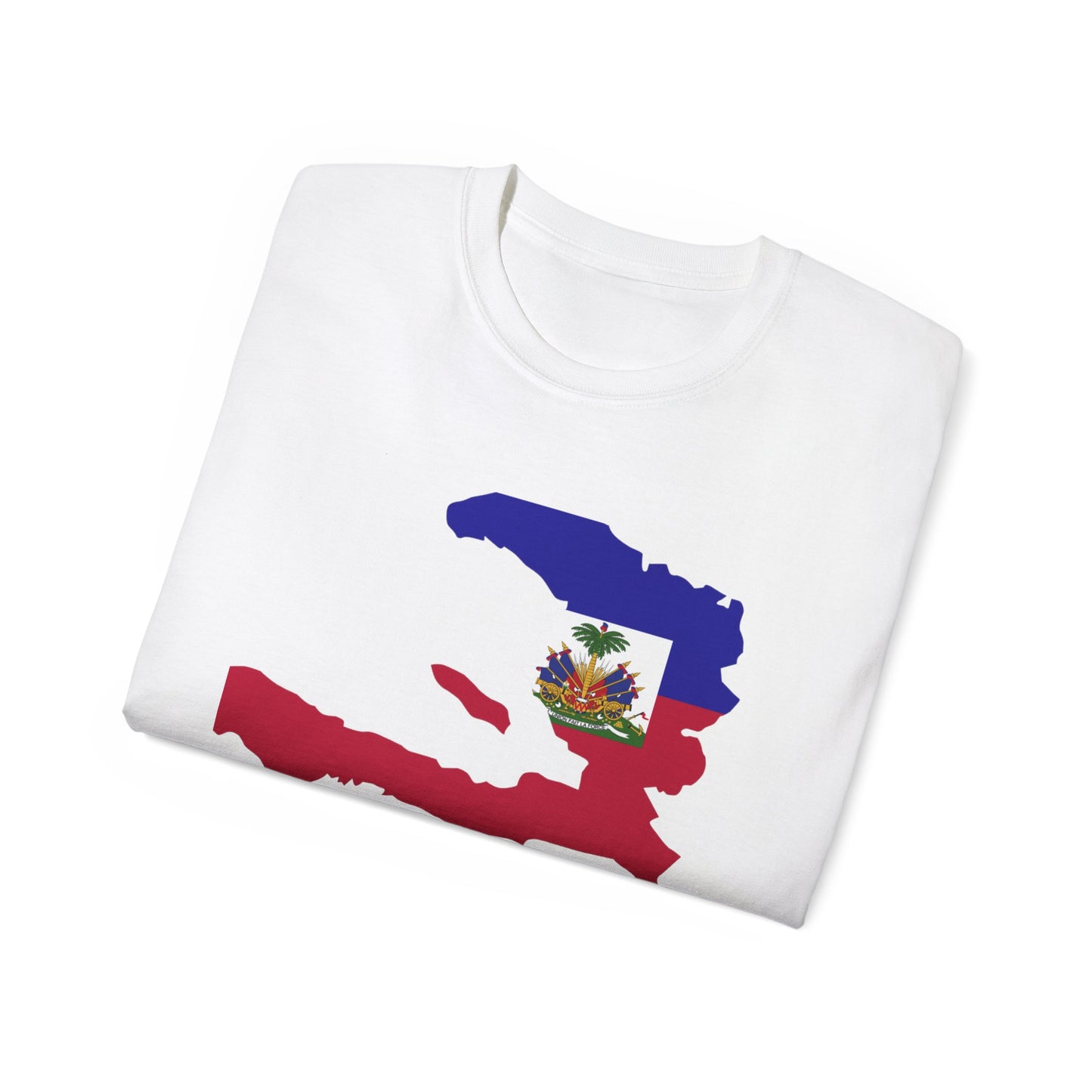 Haitian Pride Unisex Ultra Cotton Tee - AYITI PAP PERI Map Design