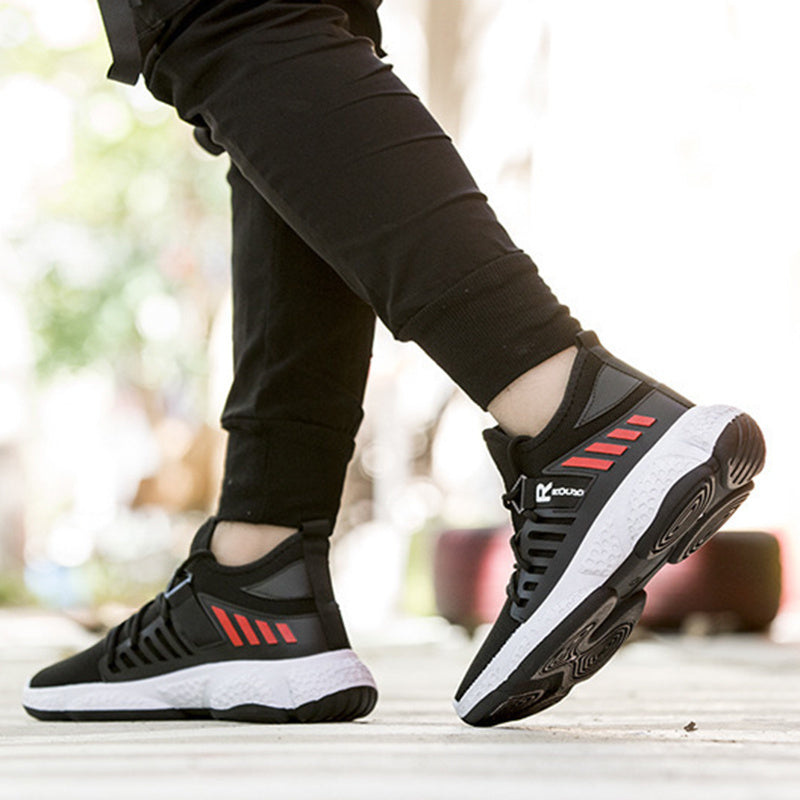 Men sneakers breathable mesh sport shoes