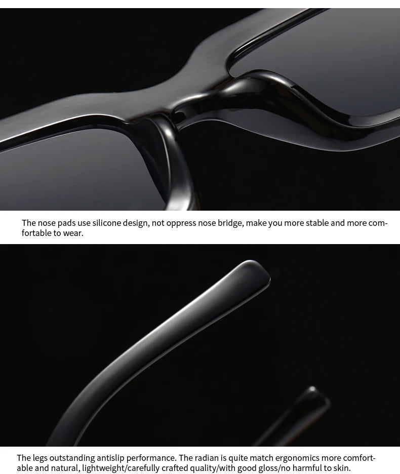 931 Export Cross-Border Popular Sunglasses European and American Street Photography Ins Popular Model Square Sunglasses