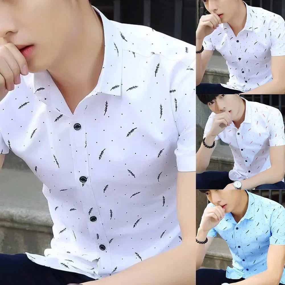 Men Men Shirt Cardigan Casual ClothesBlouse Comfortable Cotton Fashion No Elasticity Outerwear Polyesterv Comfy