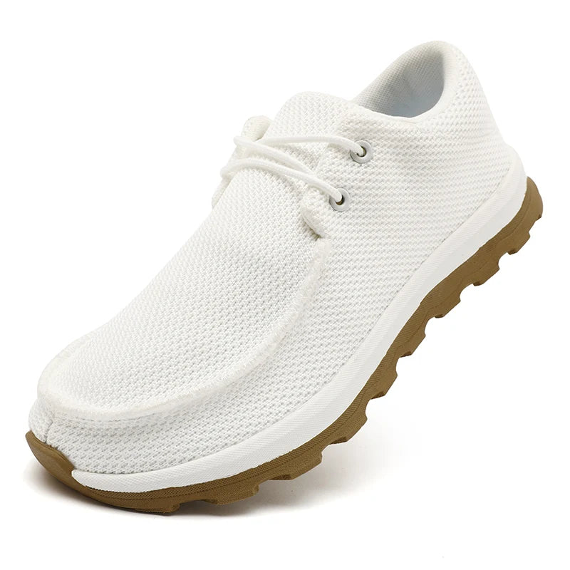 Men Casual Shoes Slip on Canvas Loafers Comfortable Walking Flats for Male Non Slip Soft Sole Sneakers Vulcanized Shoe Size 39
