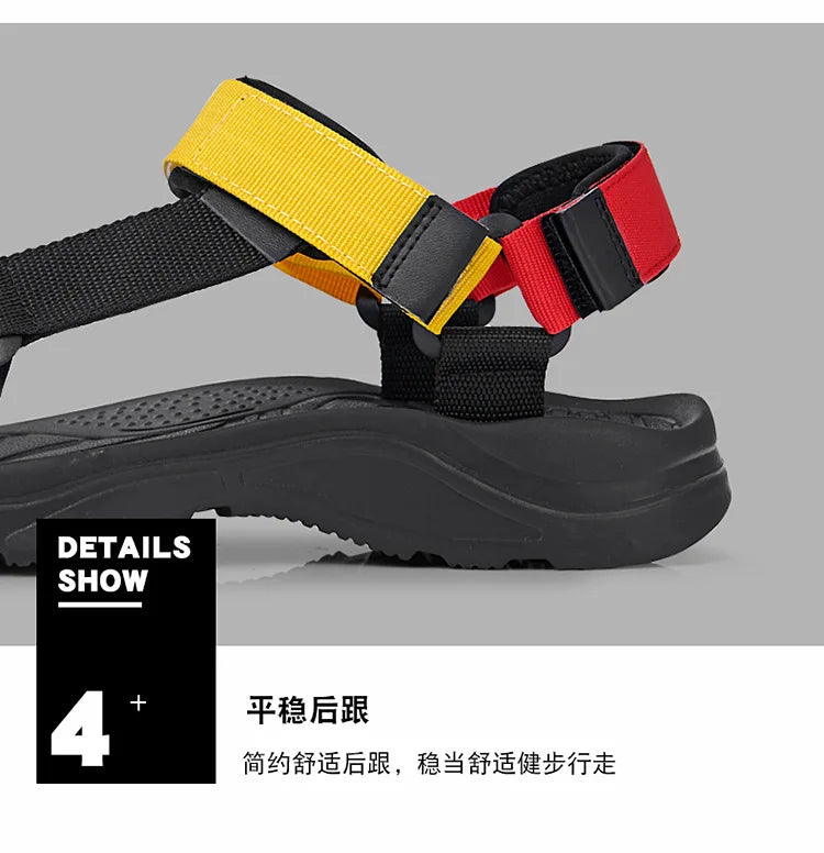 Casual Summer Shoes Men Sandals Simple Comfortable Sneakers Outdoor Beach Vacation Sandals 2022 New Male Casual Sandals shoes