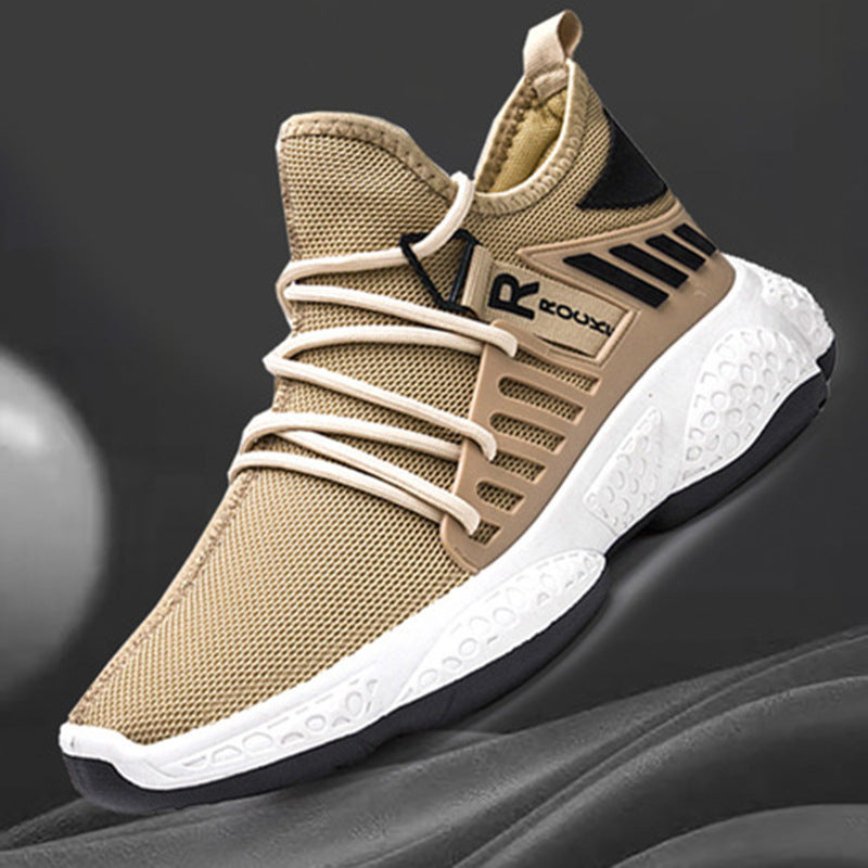 Men sneakers breathable mesh sport shoes