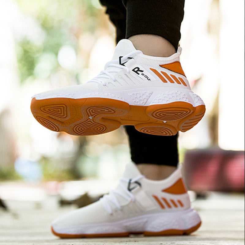 Men sneakers breathable mesh sport shoes