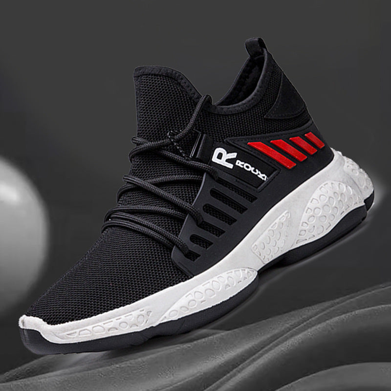 Men sneakers breathable mesh sport shoes
