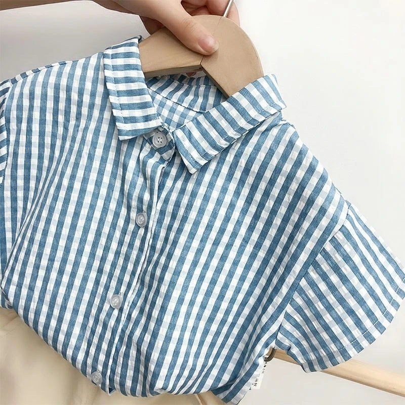 Brother And Sister Suit Kids Lattice Set Boys Gentleman Suit+Girls Princess Dress Toddler Party Clothing Family Outing Clothes
