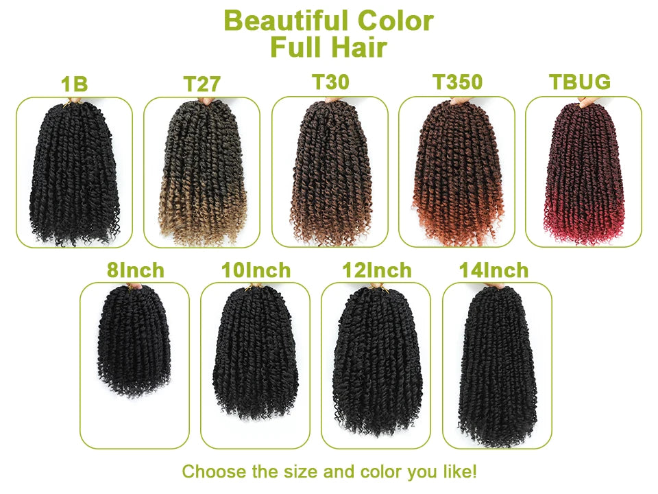 Forevery Passion Twist Crochet Hair Synthetic Crochet Hair For Black Women Pre Looped Pre Twisted Passion Twist Hair  Extensions