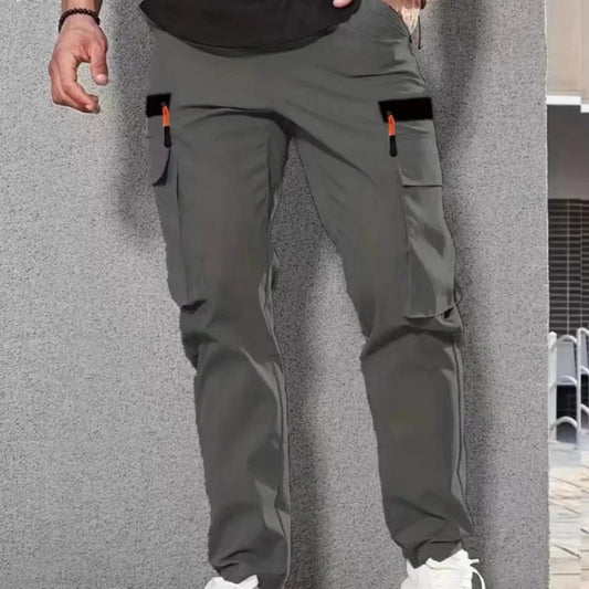 Men's Workwear Pants European and American Men's Straight Casual Pants Men's Workwear Pocket Pants Camping Hiking Training Pant