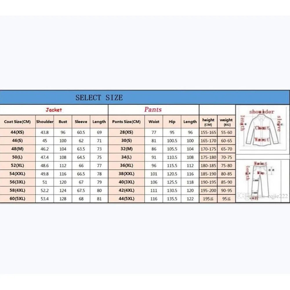 Casual Suits Set 2 Piece For Men Single Breasted Peak Lapel Business Activity Daily Office  Customized Outfits Jacket With Pants