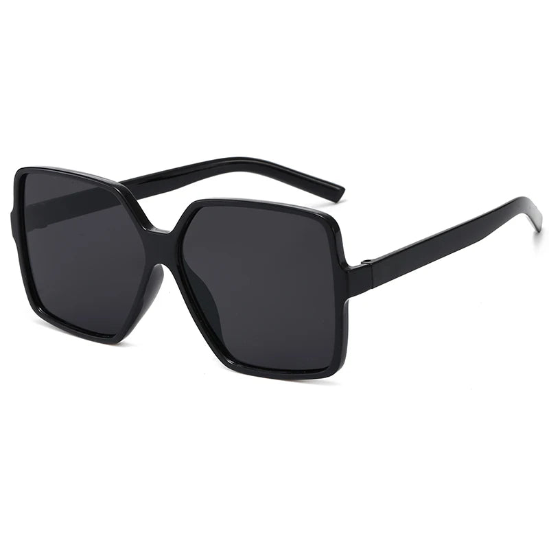 New Fashionable Oversized Square Sunglasses For Men And Women UV Resistant Glasses Retro Large Frame Sunglasses Retro Sunglasses