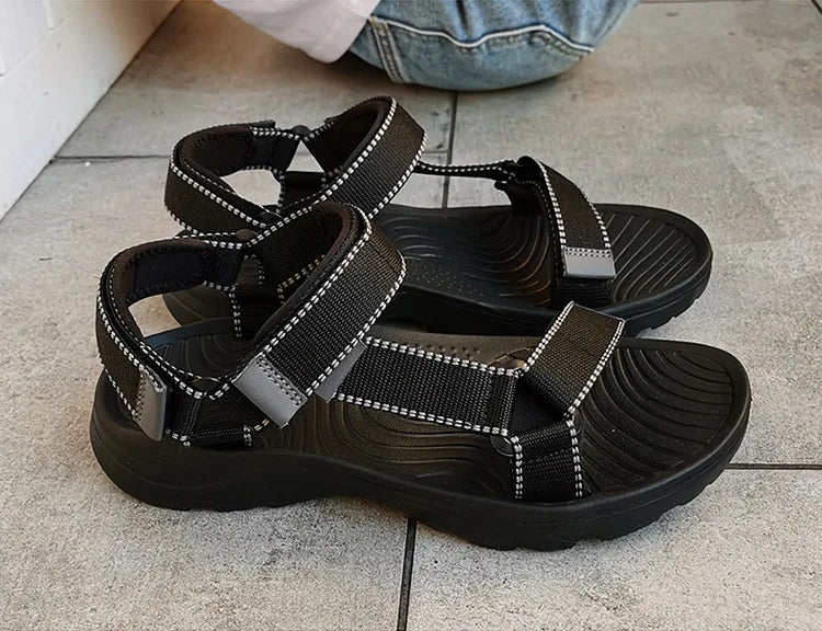 Casual Summer Shoes Men Sandals Simple  Comfortable Sneakers Outdoor Beach Vacation Sandals 2022 New Male Casual Sandals shoes