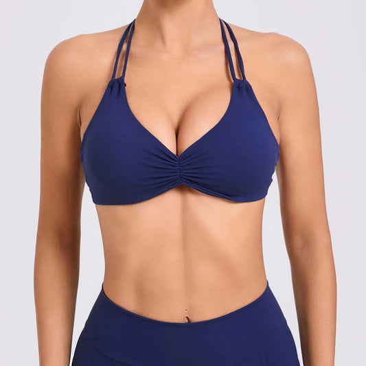 Sport Bra 2024 New Sports Women Yoga Set Clothers GYM Crop Top Home Fitness Workout Underwear Dancing Vest Running Bike Shirt