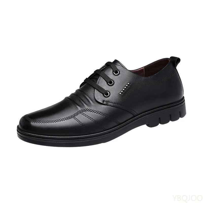 Men's Casual business non slip footwear Fashion soft soled work shoes Men formal leather Shoes Comfortable male flat Zapatillas