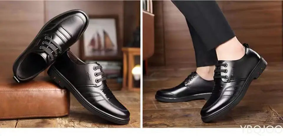 Men's Casual business non slip footwear Fashion soft soled work shoes Men formal leather Shoes Comfortable male flat Zapatillas