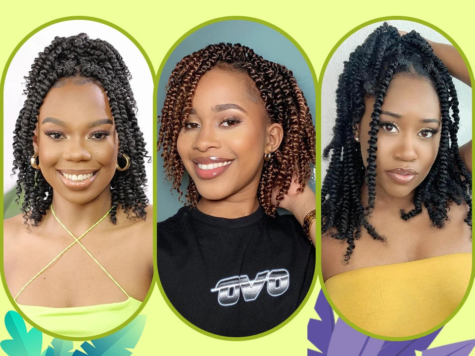 Forevery Passion Twist Crochet Hair Synthetic Crochet Hair For Black Women Pre Looped Pre Twisted Passion Twist Hair  Extensions
